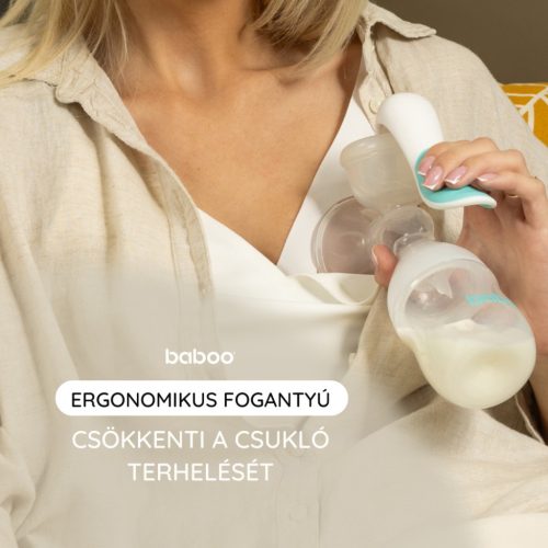 Baboo 2 fázisú kézi mellszívó, 4 szívás erősséggel