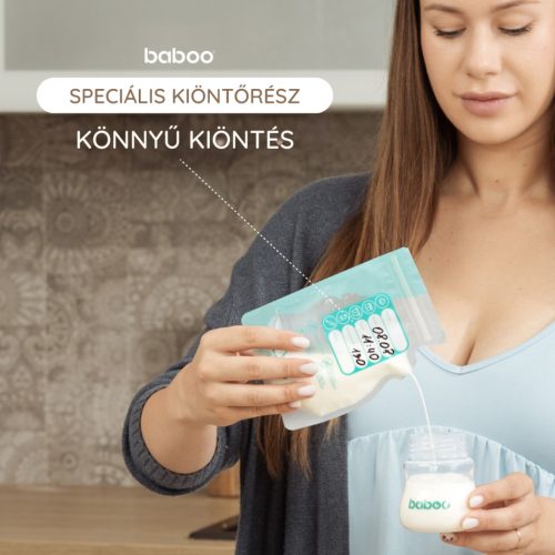 Baboo fagyasztható anyatejtároló zacskó 25 db