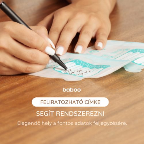 Baboo fagyasztható anyatejtároló zacskó 25 db