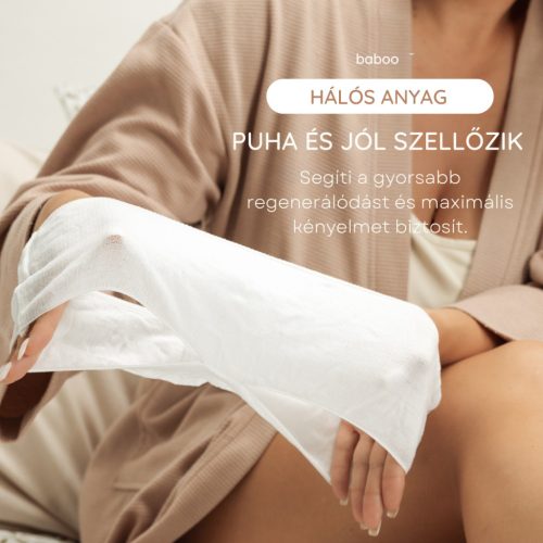 Baboo szülés utáni hálós bugyi 2 db M
