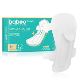 Baboo eldobható szülés utáni betét, 10 db, M, 340 mm