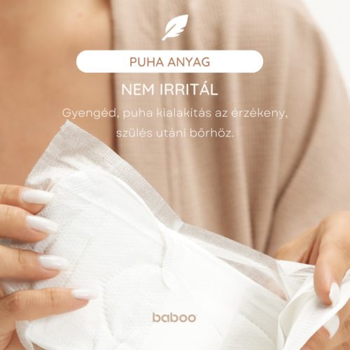 Baboo eldobható szülés utáni betét, 10 db, M, 340 mm
