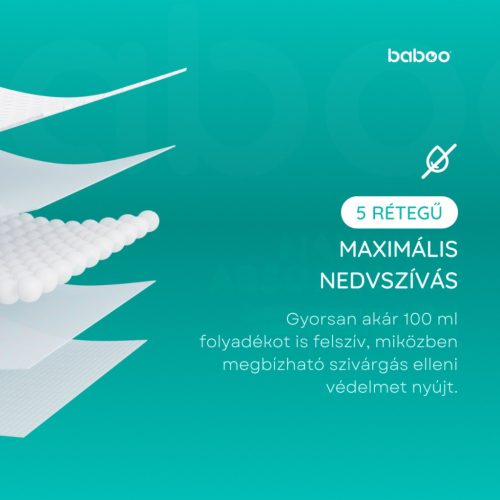 Baboo éjszakai és nappali eldobható melltartóbetét 120 db