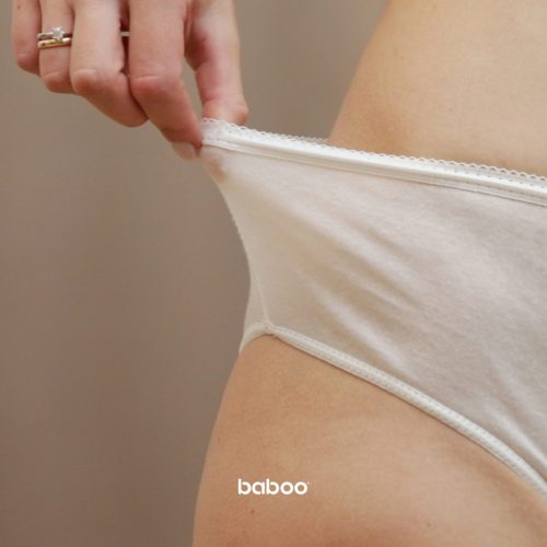 Baboo szülés utáni eldobható pamut alsó 4 db, L
