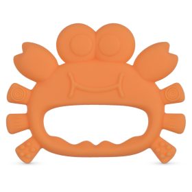   Baboo baba szilikon fogzást könnyítő rágóka, Rákocska, 4 hónapos kortól