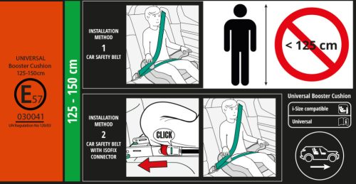 Seven Polska Ülésmagasító ISOFIX-es - MINNIE