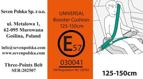 Seven Polska Ülésmagasító ISOFIX-es - STITCH