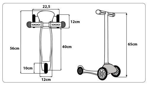 Seven Polska 3 kerekű futóroller - STITCH