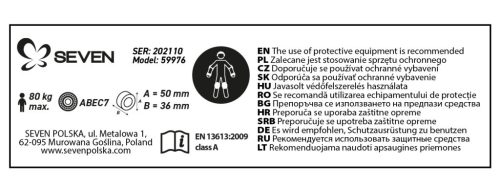 Seven Polska Nagy fa gördeszka - MANDALORIAN LOGO