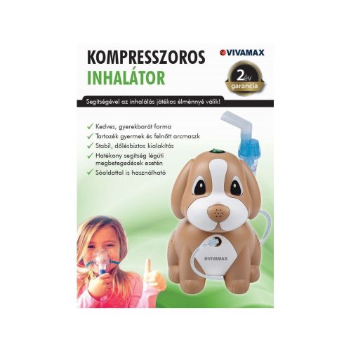 Vivamax Kompresszoros inhalátor "kutya"