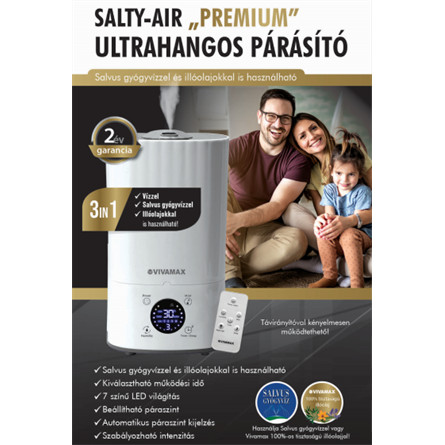 Vivamax Salty-air Prémium ultrahangos párásító