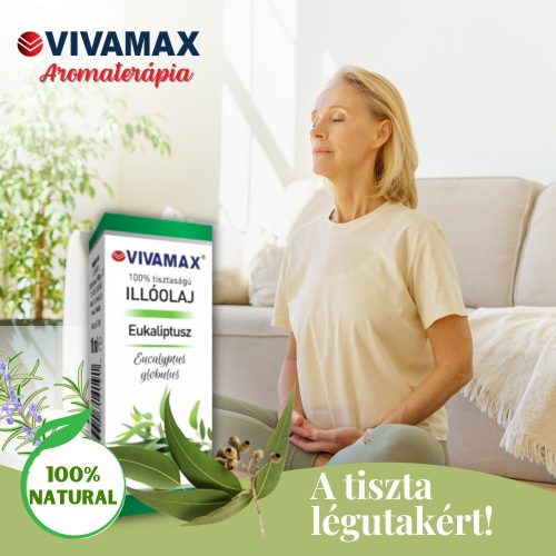 Vivamax Eukaliptusz 100%-os tisztaságú illóolaj (10 ml)