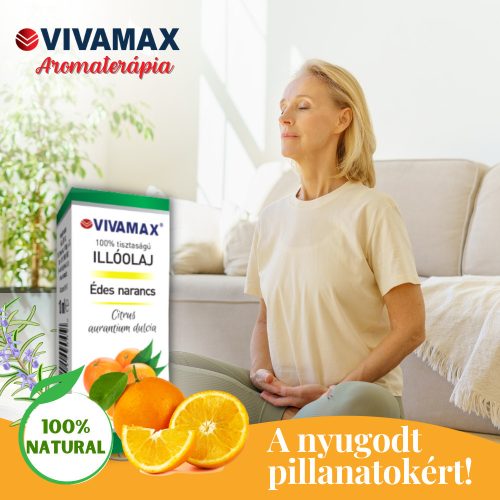 Vivamax Édes narancs 100%-os tisztaságú illóolaj (10 ml)
