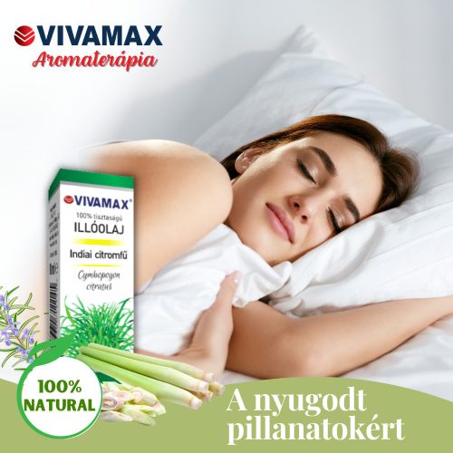 Vivamax Indiai citromfű 100%-os tisztaságú illóolaj (10 ml)