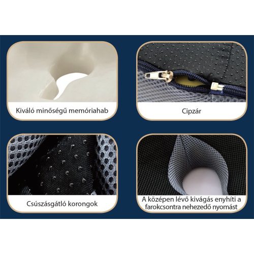 Vivamax Memóriahabos anatómiai ülőpárna