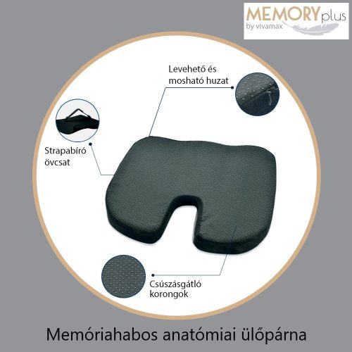 Vivamax Memóriahabos anatómiai ülőpárna